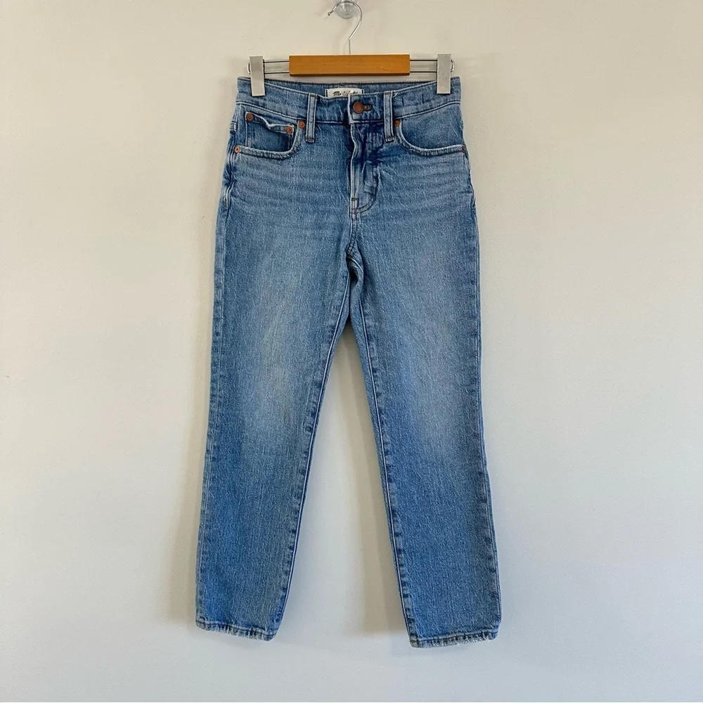 Madewell the perfect vintage jean size 24P tapered leg high waist blue - Picture 2 of 11